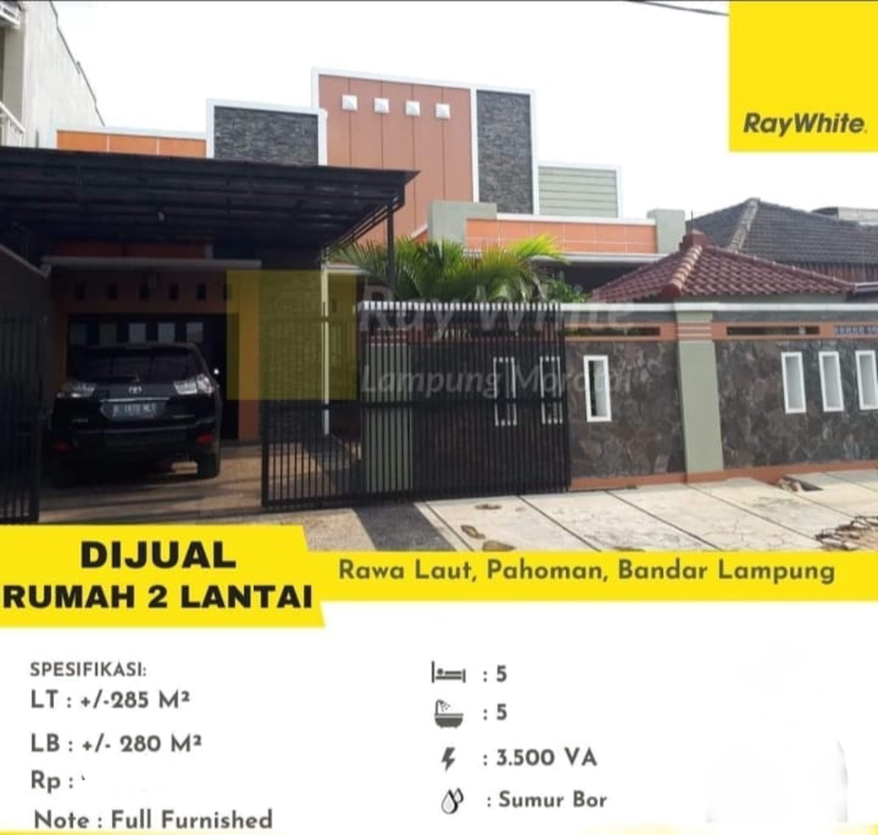 Dijual rumah di pahoman