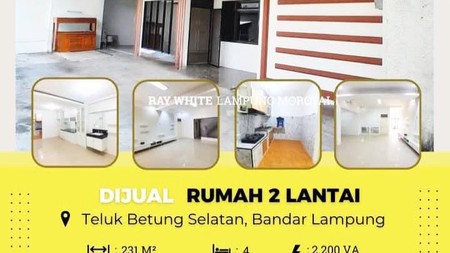 Dijual rumah di teluk betung
