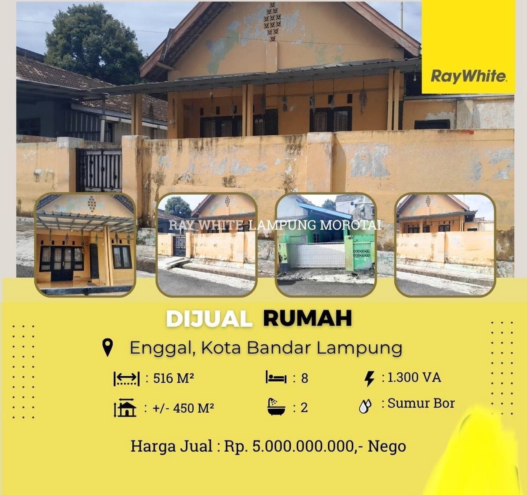 Dijual rumah di Enggal