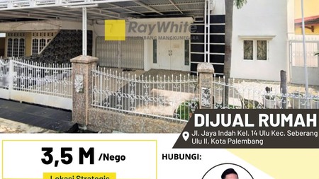 DIJUAL RUMAH MURAH JL JAYA INDAH PLAJU