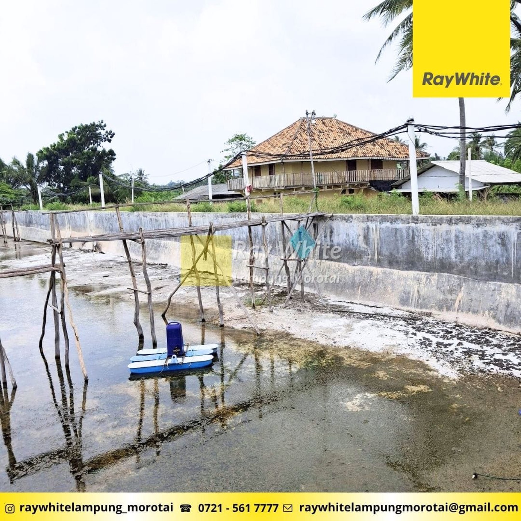 Dijual ex Tambak di Tepi Pantai ml