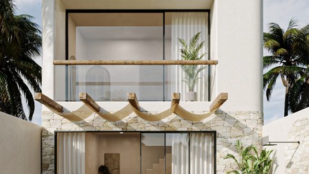 Leasehold - Stylish Off-Plan 1-Bedroom Villa in Umalas, Bali - Fully Furnished with Pool