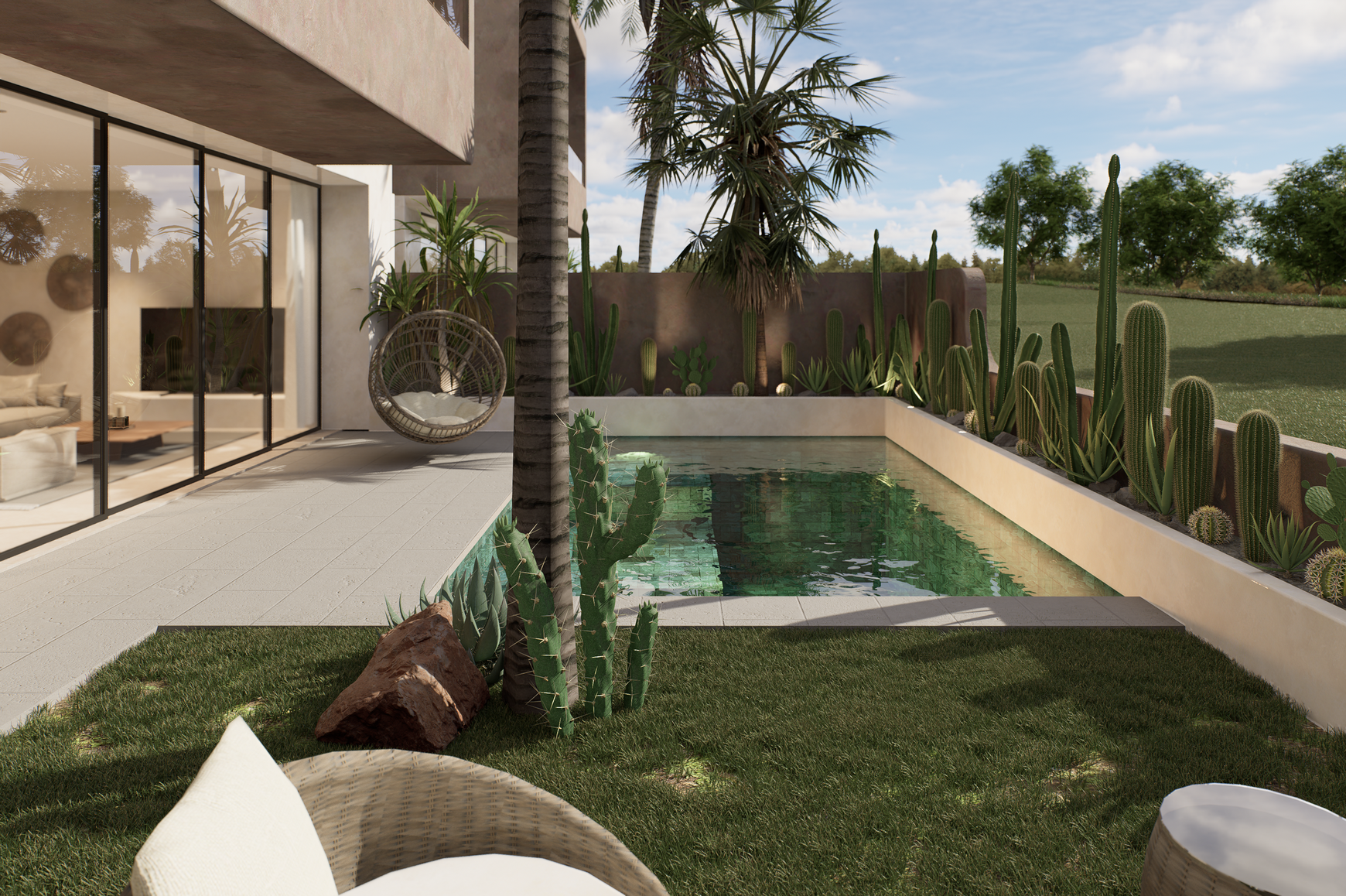Leasehold - Ocean-Breeze Cliffside Villa with Rooftop & Pool in Uluwatu, Bali