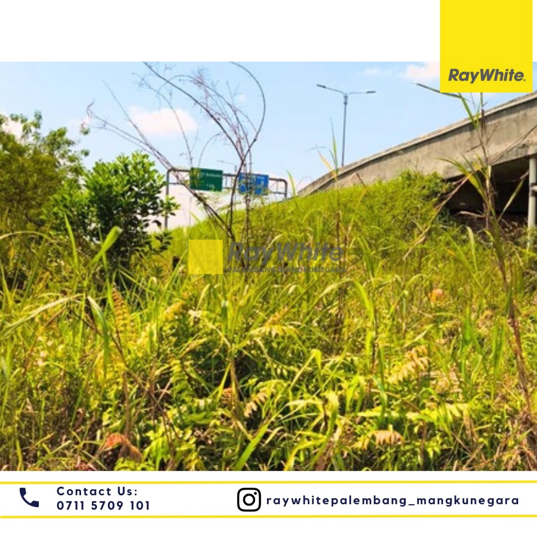 Di jual tanah murah di pinggir tol daerah Inderalaya Barta