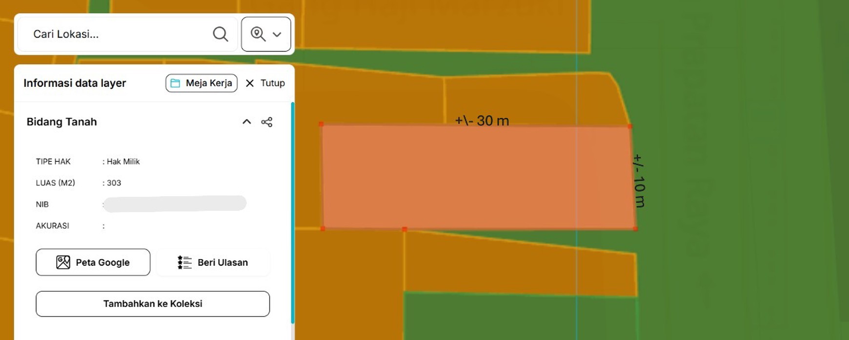 Tanah Komersial 303m2 Jarang Ada di Area Mampang Prapatan Raya, Jakarta
