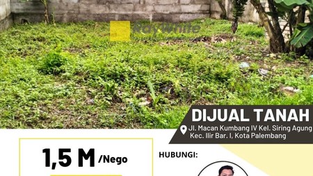 TANAH MURAH PALEMBANG