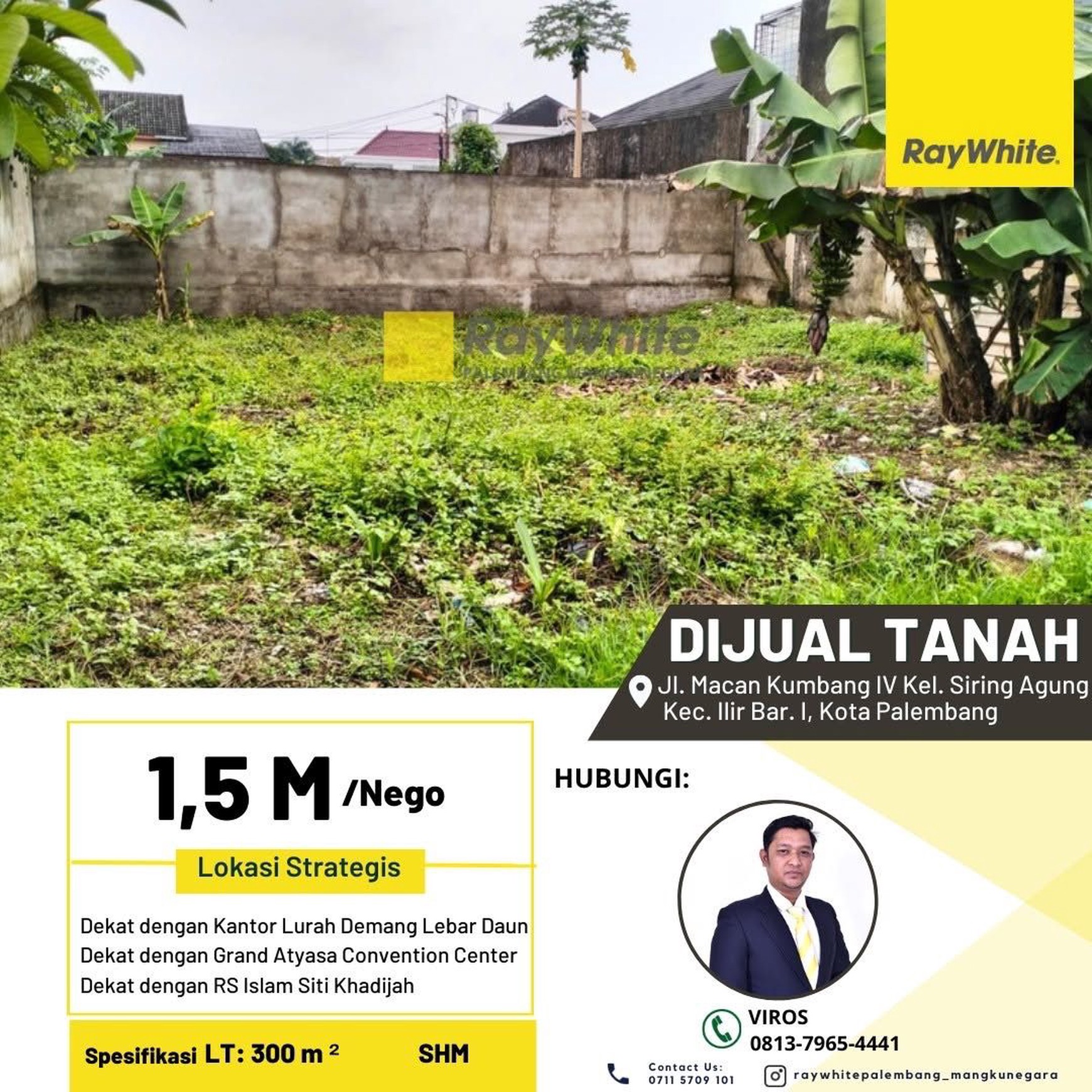 TANAH MURAH PALEMBANG