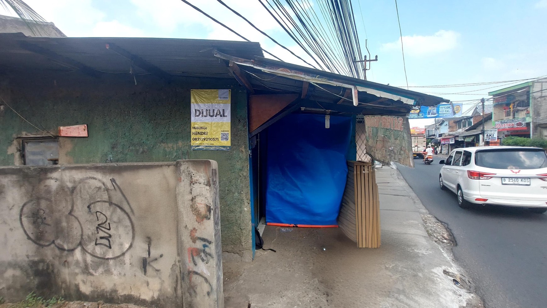 Dijual Tanah dan Bangunan (Rumah-Kontrakan) di Pinggir Jalan Raya Pahlawan Rempoa Ciputat
