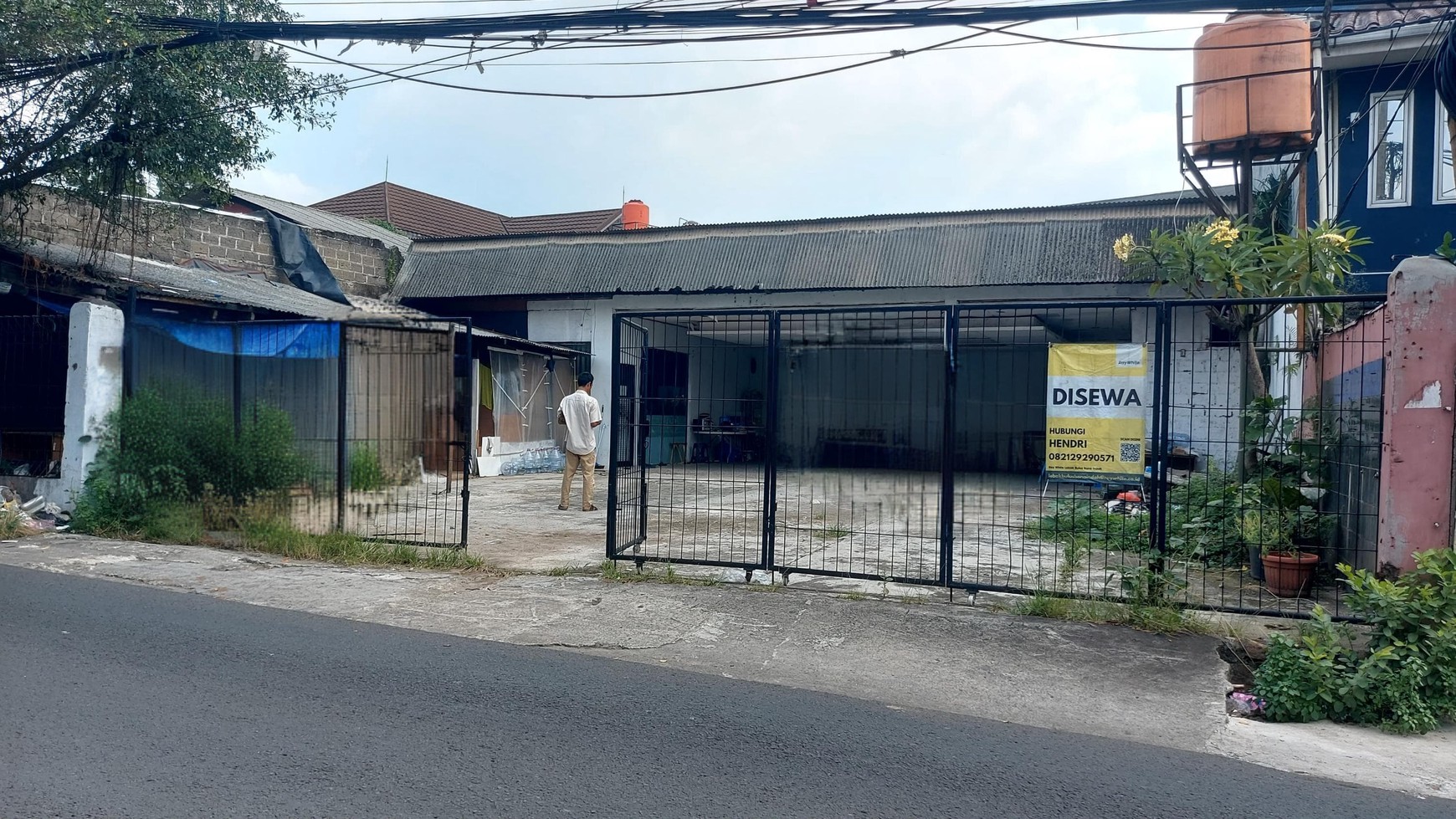 Disewakan Lahan Lokasi Pinggir Jalan Cocok Untuk Gudang, Cafe, Bengkel