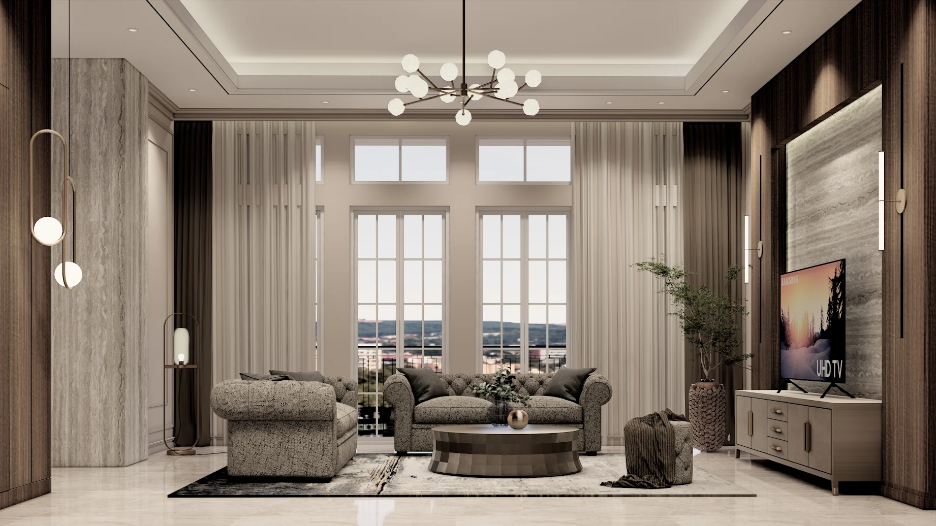 Rumah Mewah Brand New 3 Lantai di Orange Grove Jeruk Purut Jakarta Selatan
