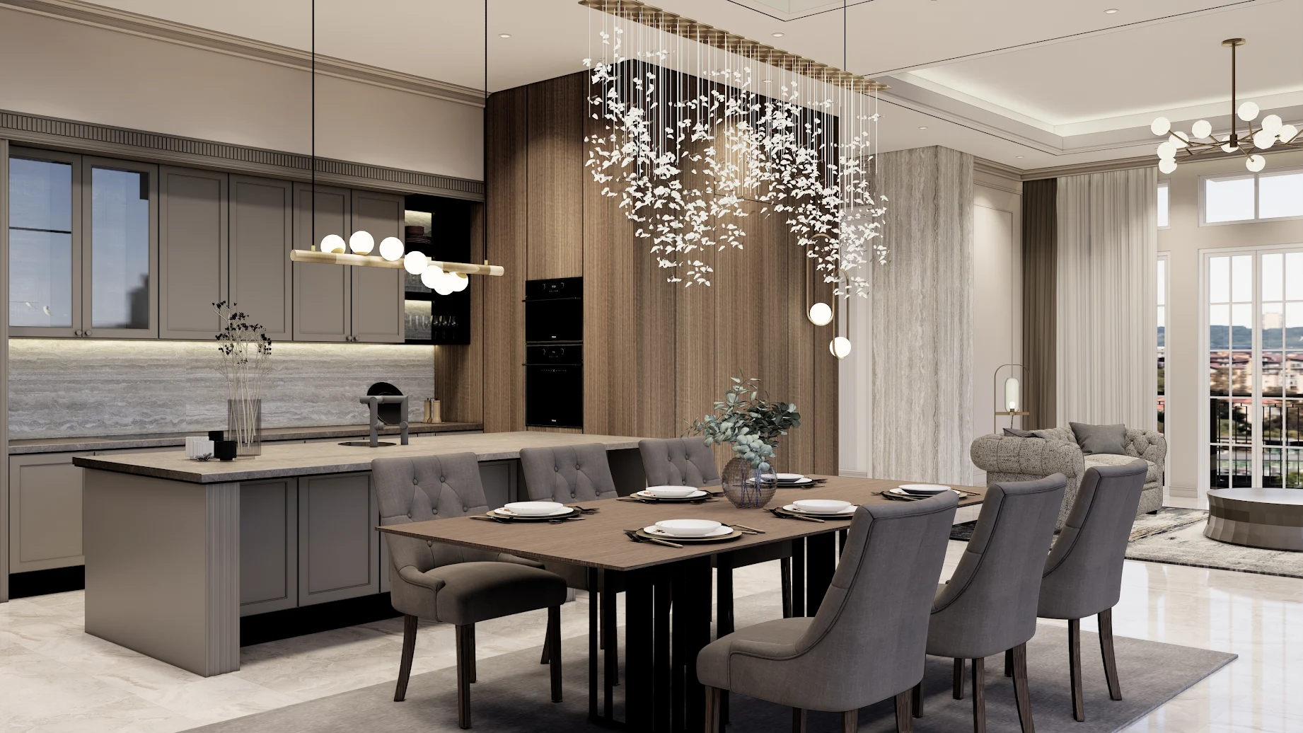 Rumah Mewah Brand New 3 Lantai di Orange Grove Jeruk Purut Jakarta Selatan