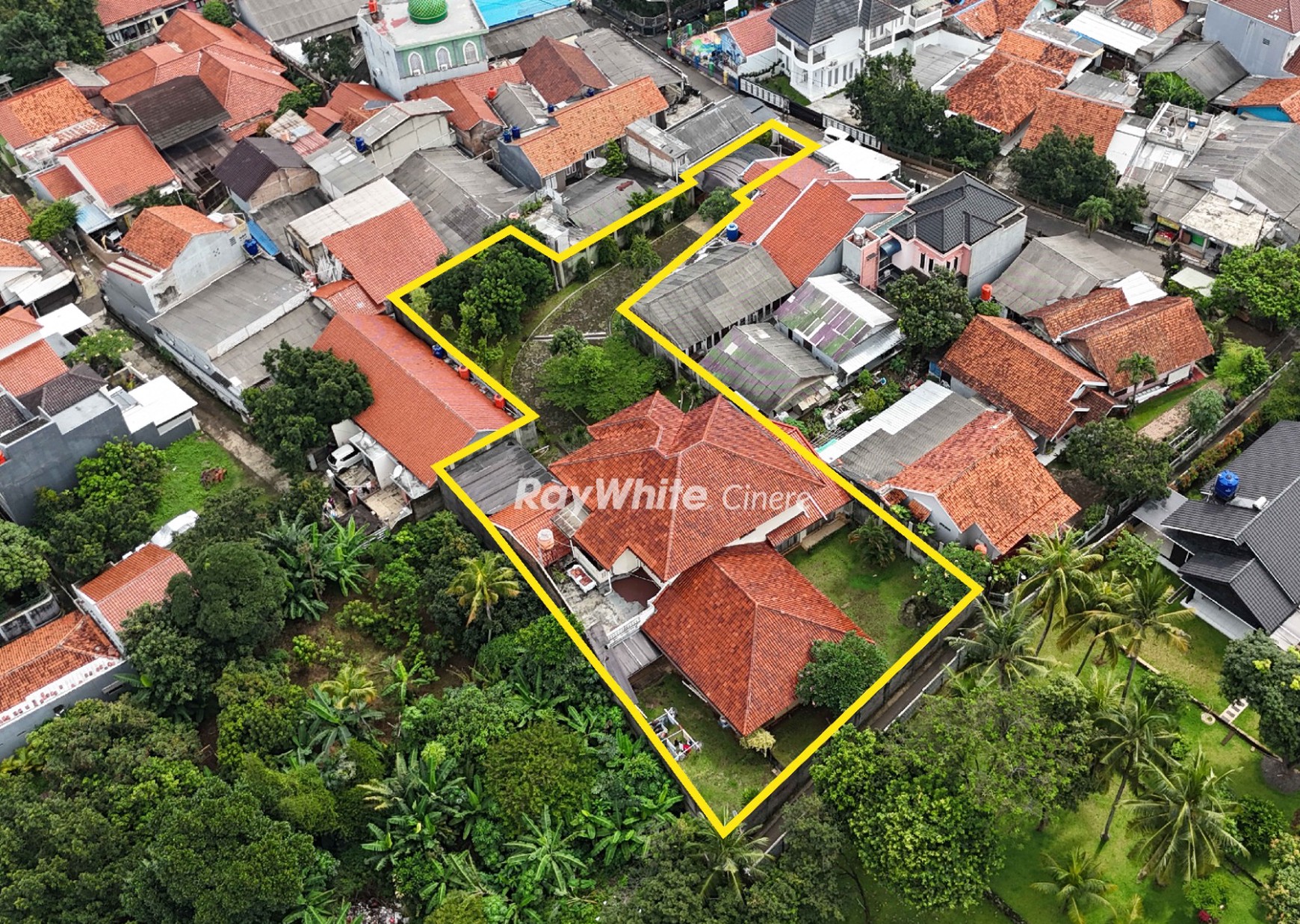 Tanah baru dekat tugu luas 1761 rumah hitung tanah harga cantik