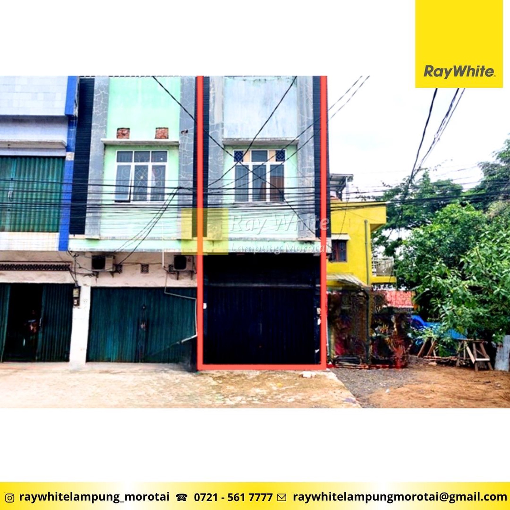 ruko di jual di bukit kecil palembang