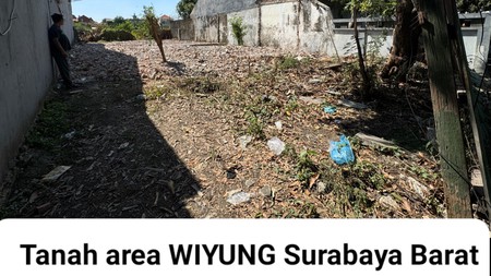 Murah Rp.8 Jt-an/m2 Dijual Tanah Wiyung Surabaya Barat Dekat Taman Pondok Indah, Babatan Pratama , Pakuwon Mall, Akses Tol Gunungsari