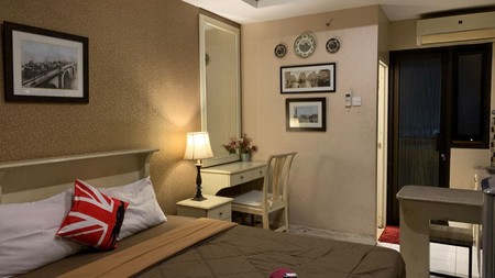 Dijual studio lantai 23 furnished apartemen kebagusan city, jakarta selatan