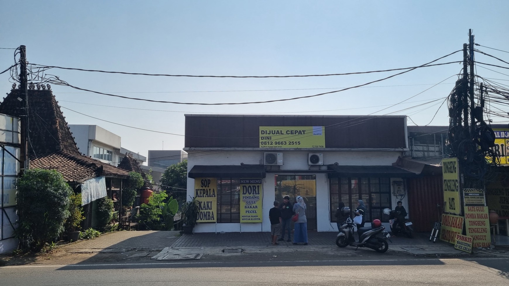 Dijual Tanah luas 2500meter Depan Jalan Raya Alternatif Cibubur Dekat Pintu Toll Jatikarya