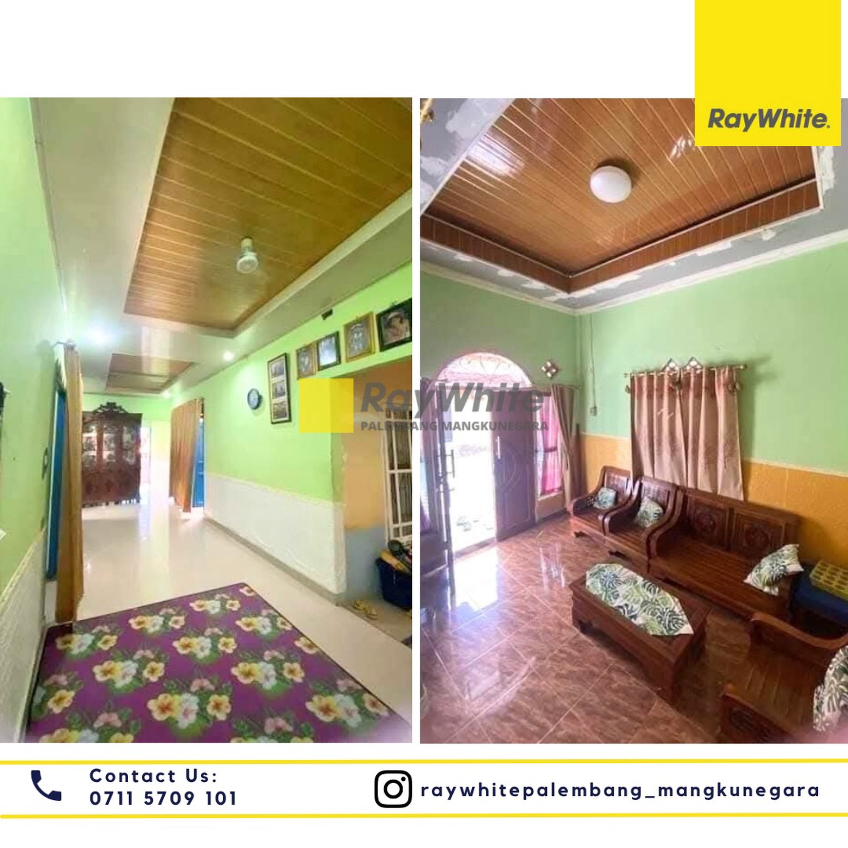 Rumah 5 Kamar Tidur di Tengah Kota Palembang