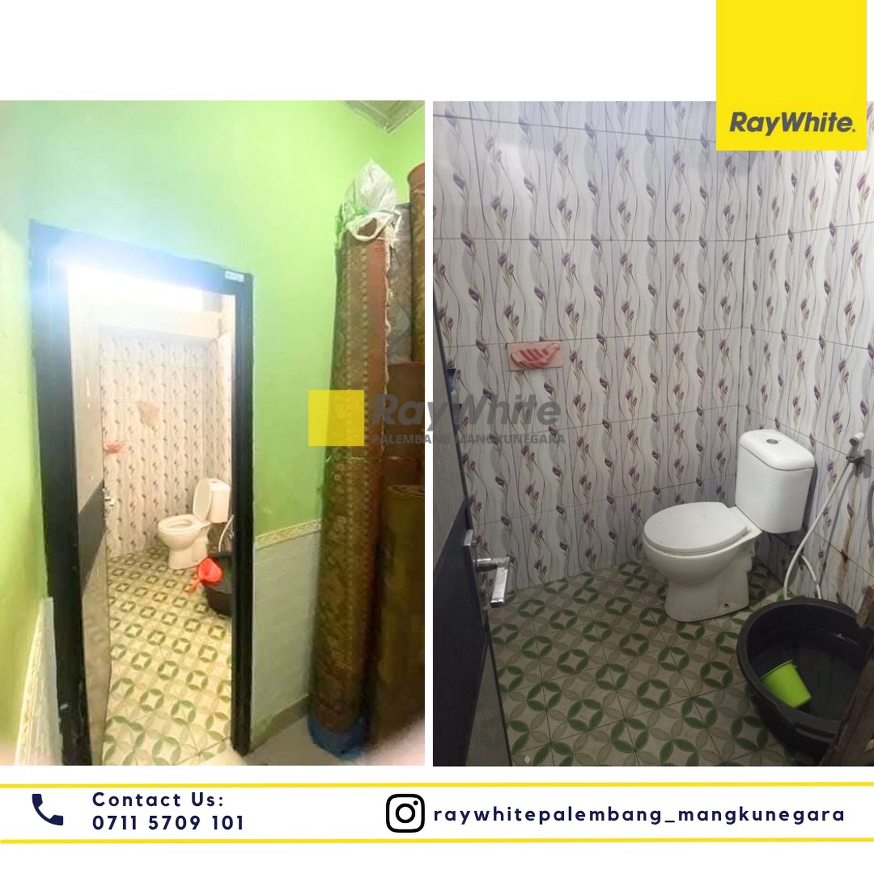 Rumah 5 Kamar Tidur di Tengah Kota Palembang