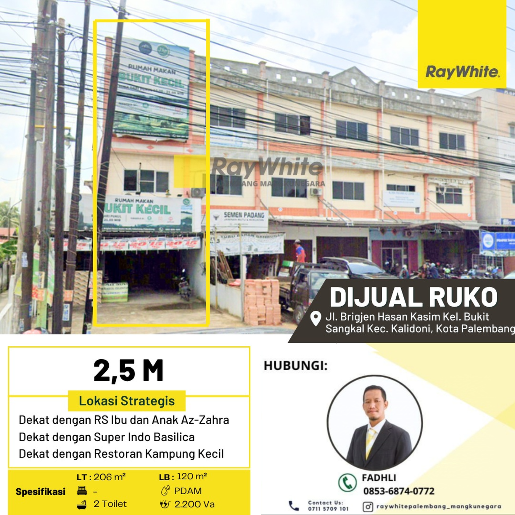 Ruko 2 Lantai di Celentang Palembang