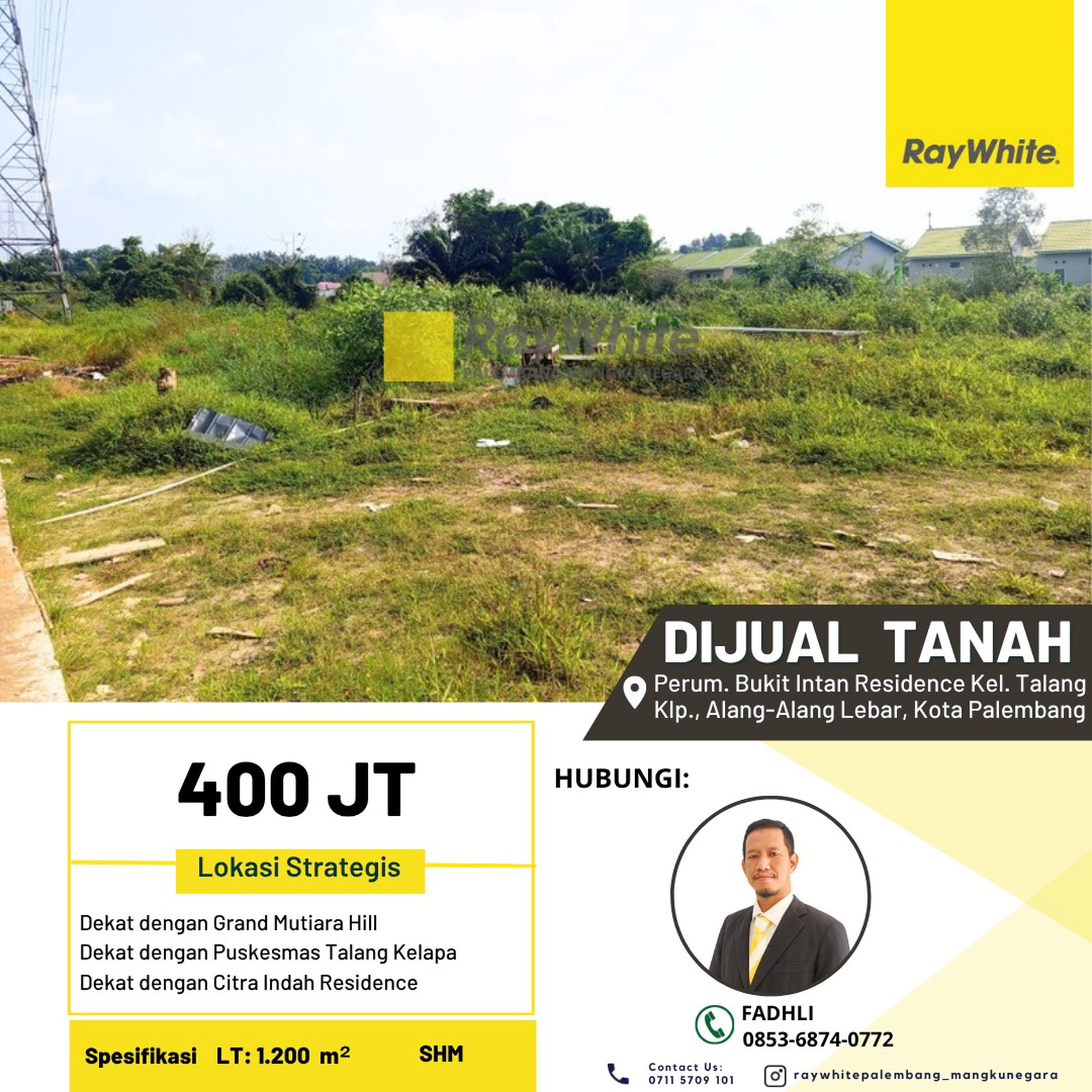 Tanah 2 Kavling dalam perumahan