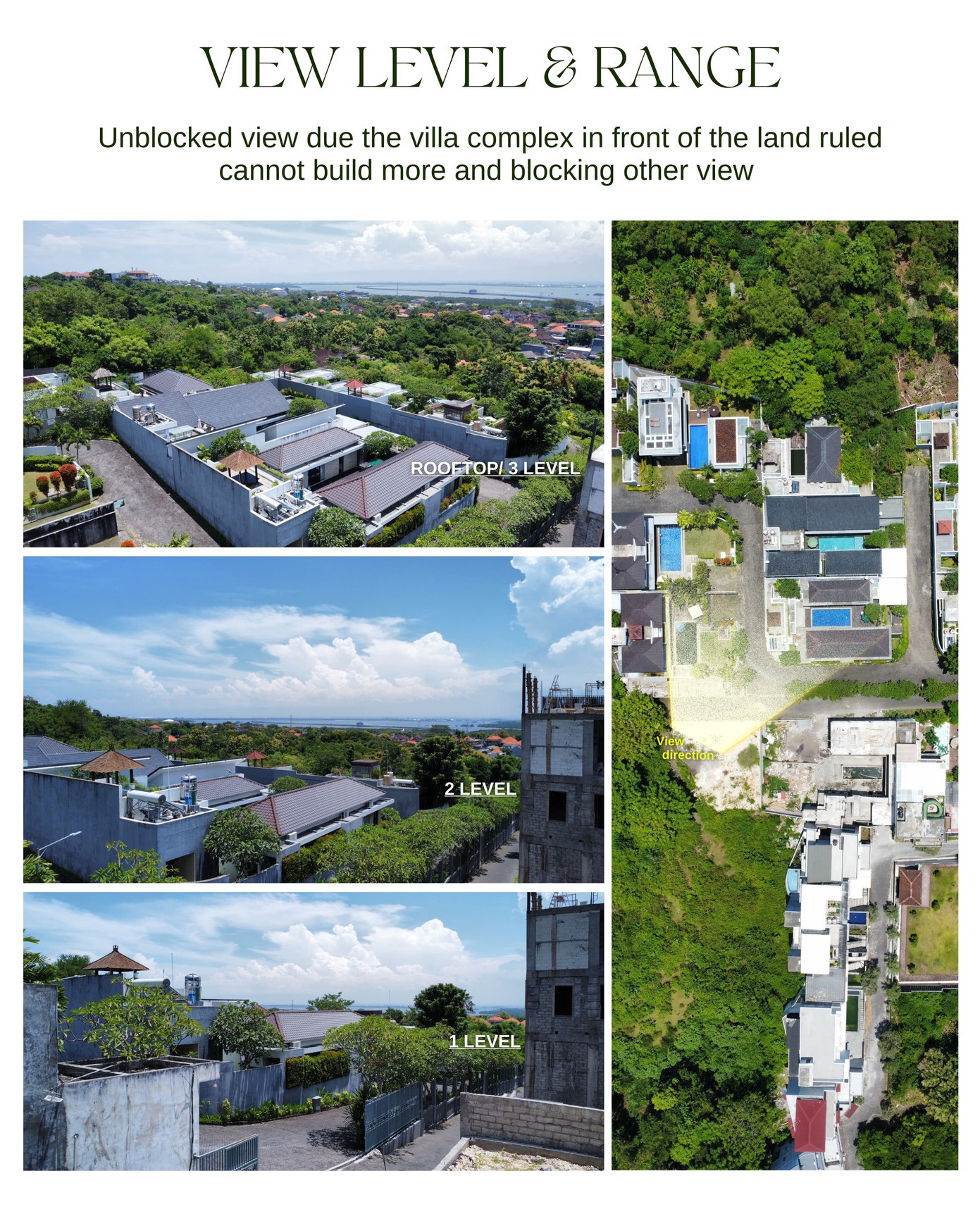 Freehold - Sea View Land for Sale in Nusa Dua, Bali - Ready to Build