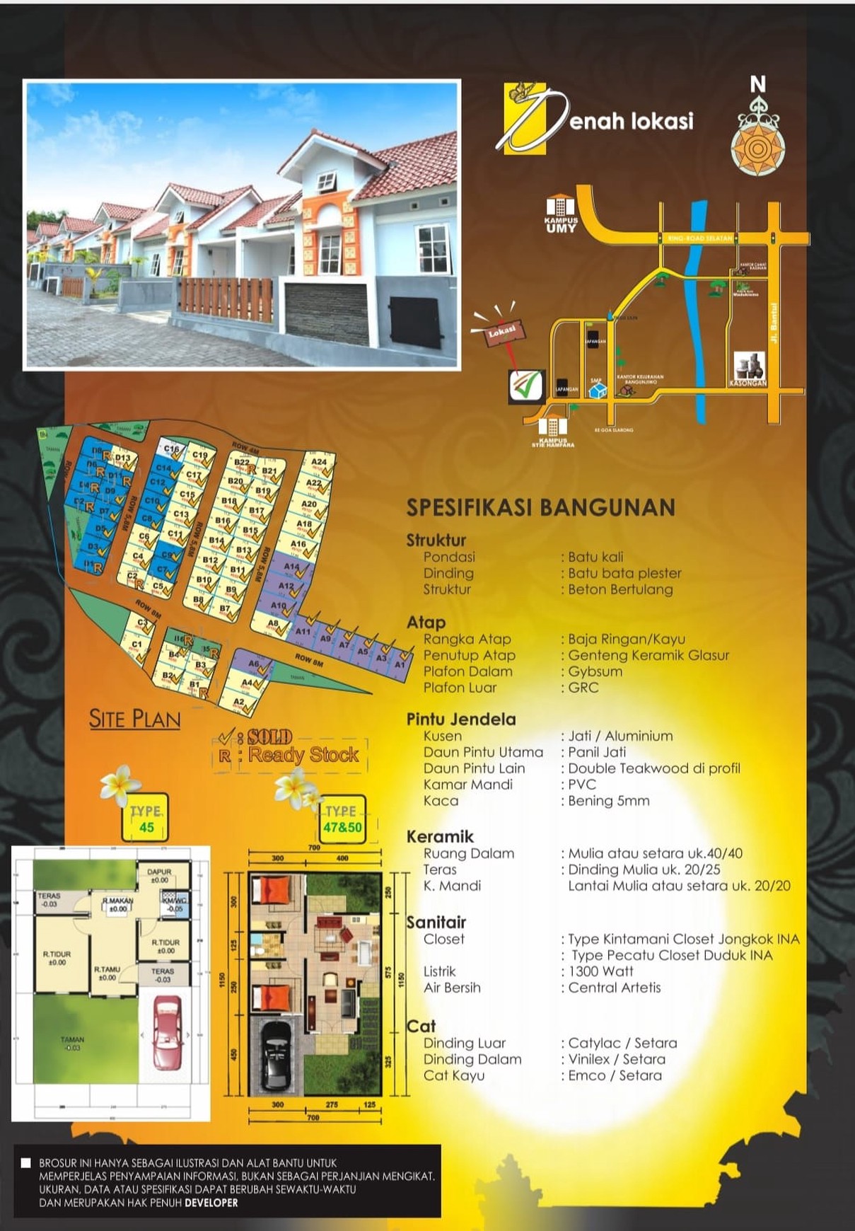 Hunian Cantik Dalam Perumahan Fasco Village Kasihan Bantul 