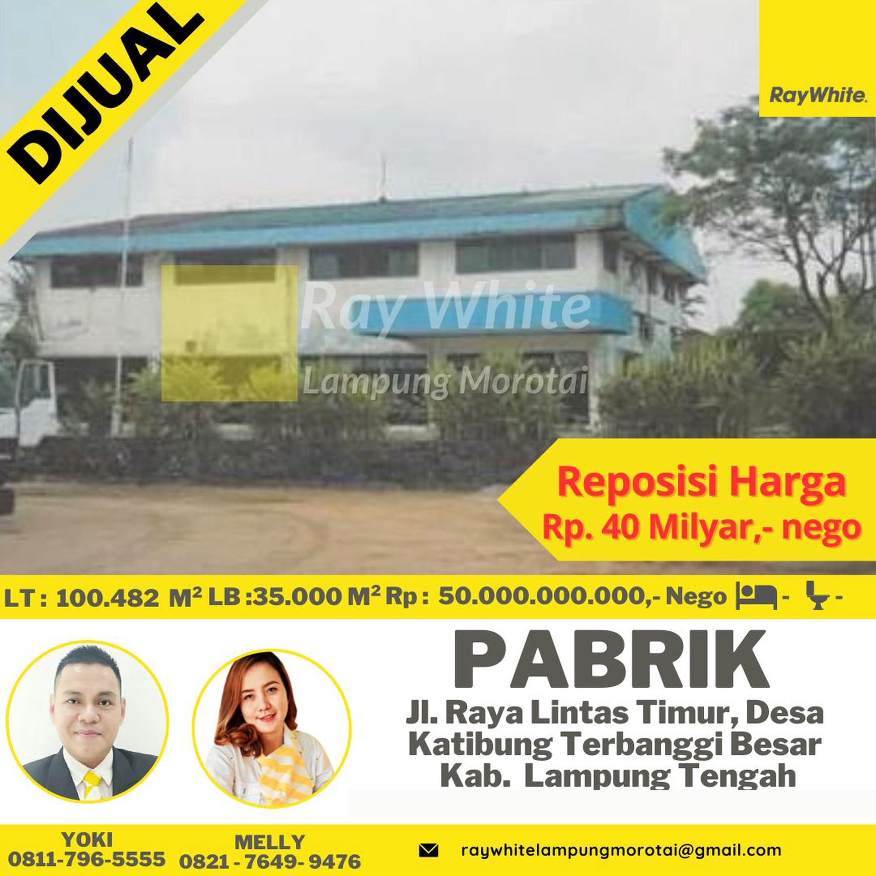 gudang murah jalan raya lintas timur terbanggi besar