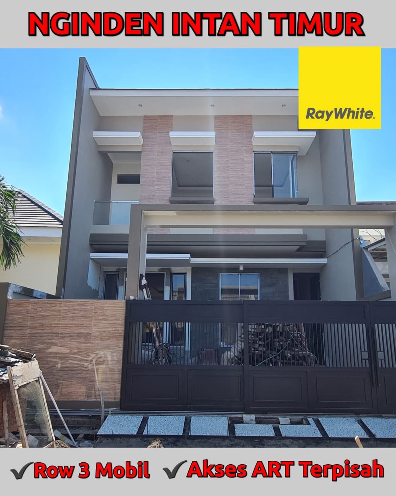 Dijual Rumah 2 lantai SHM di Nginden Intan Timur Surabaya