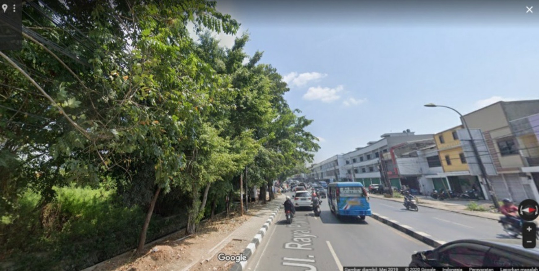 Tanah Dijual Bentuk L Di Jl Ir. H. Juanda, Bekasi