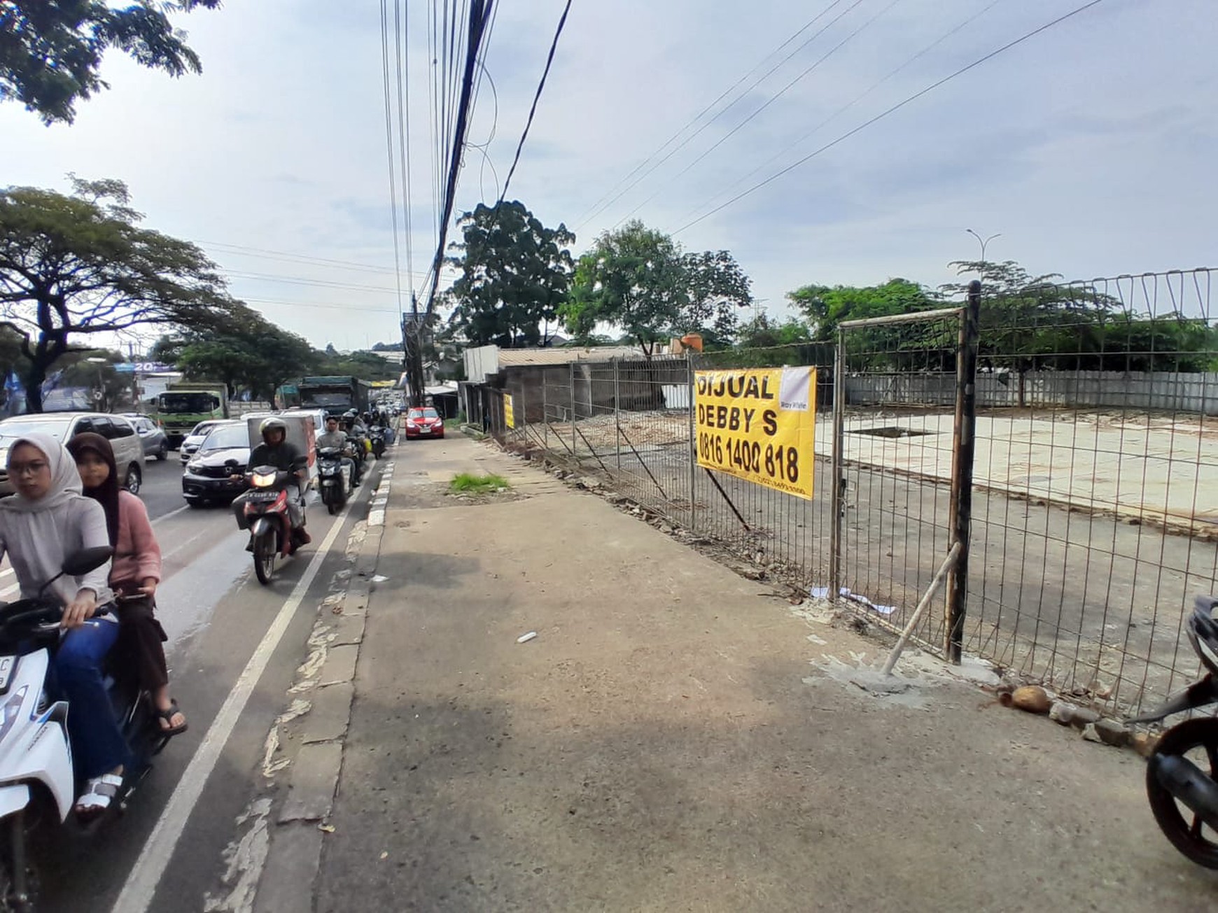 Kesempatan Investasi Tanah Komersial Jalan alternatif Cibubur harga murah di bawah NJOP