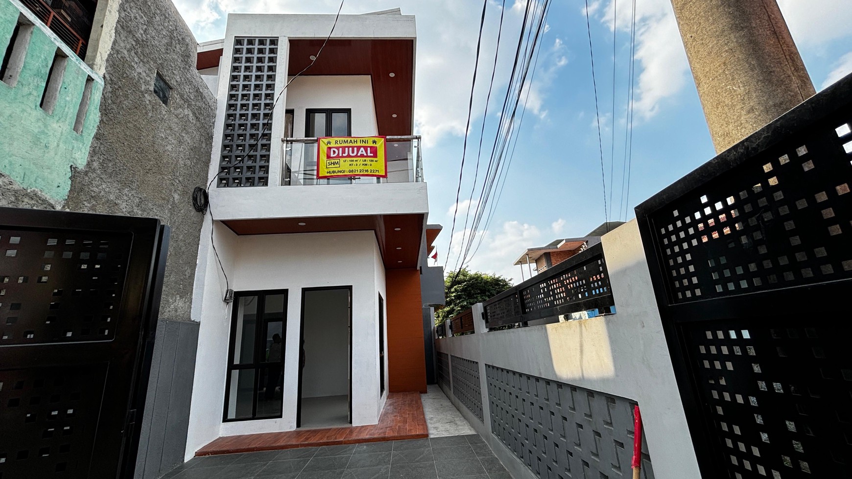 Rumah Baru 2 Lantai Di Kelapa Dua Ciracas Jakarta Timur 10 Menit Ke LRT & Pintu Toll