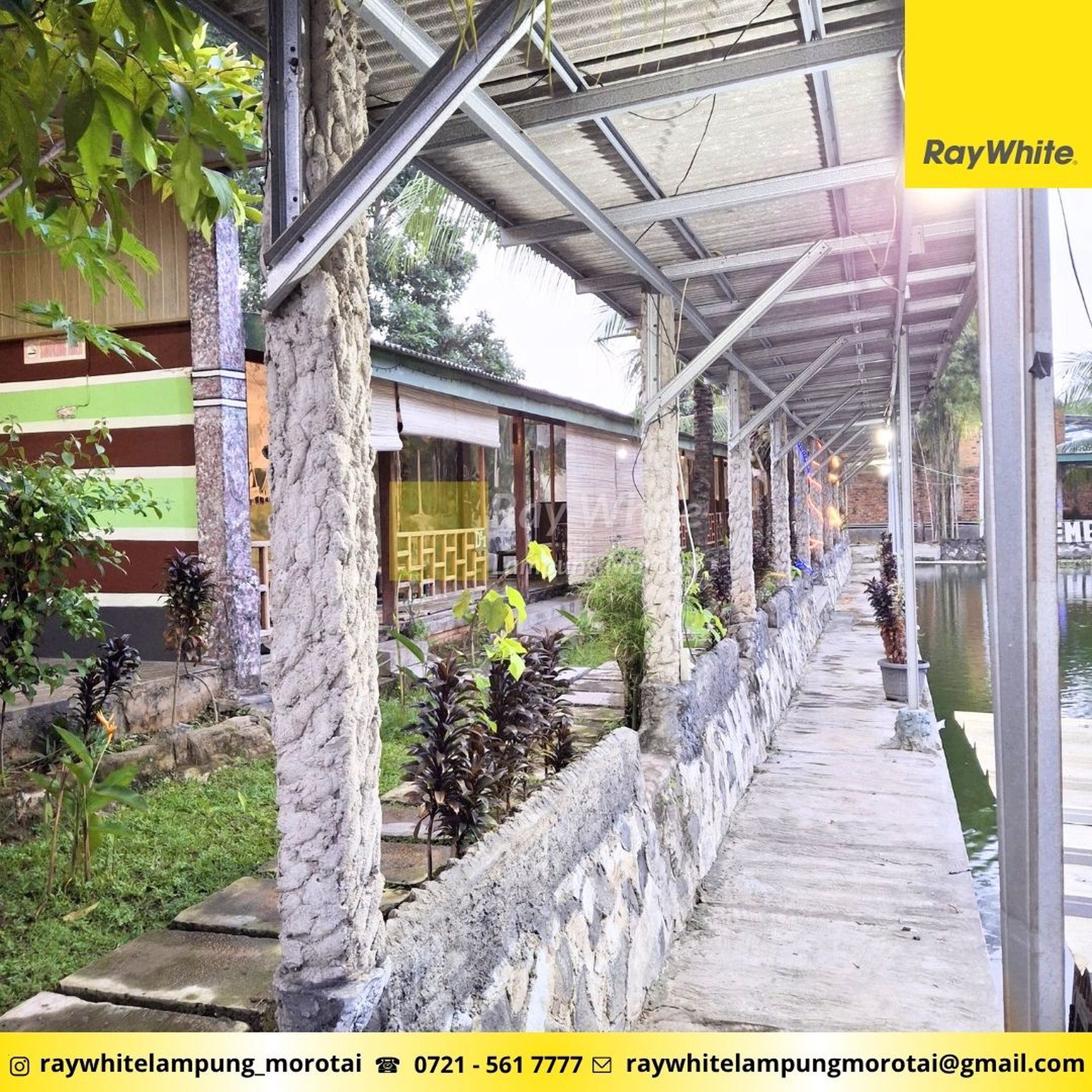 Jual Tanah ex cafe Resto di Metro Pusat