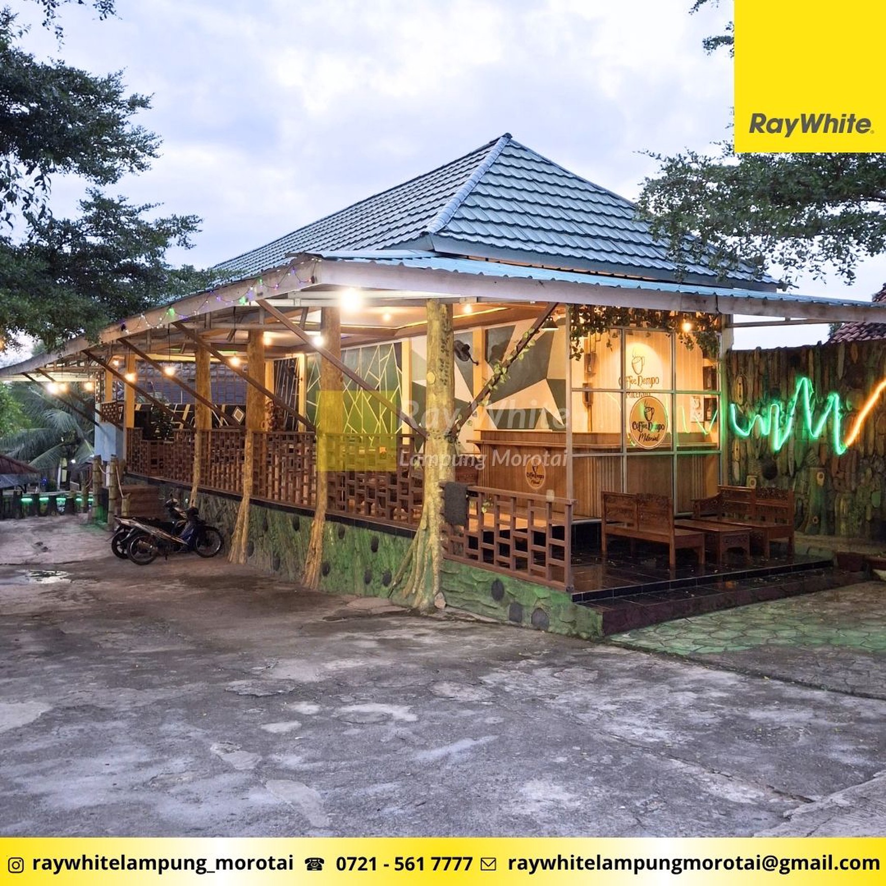 Jual Tanah ex cafe Resto di Metro Pusat