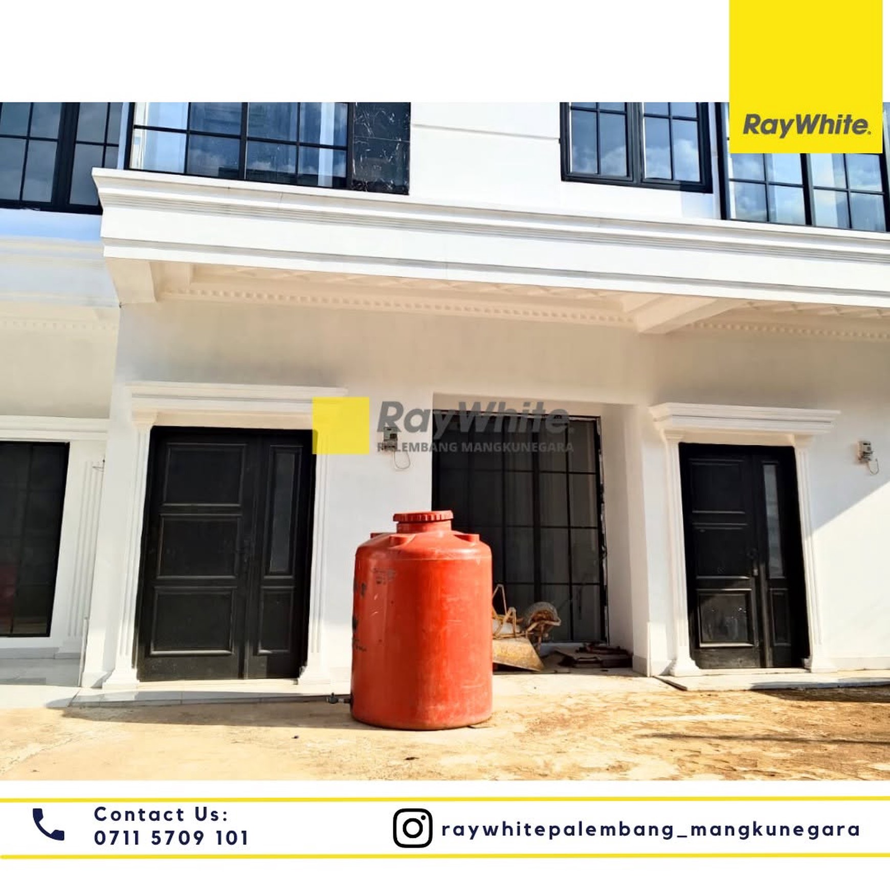 Disewakan 2 unit townhouse di Jl Kenten Kota Palembang