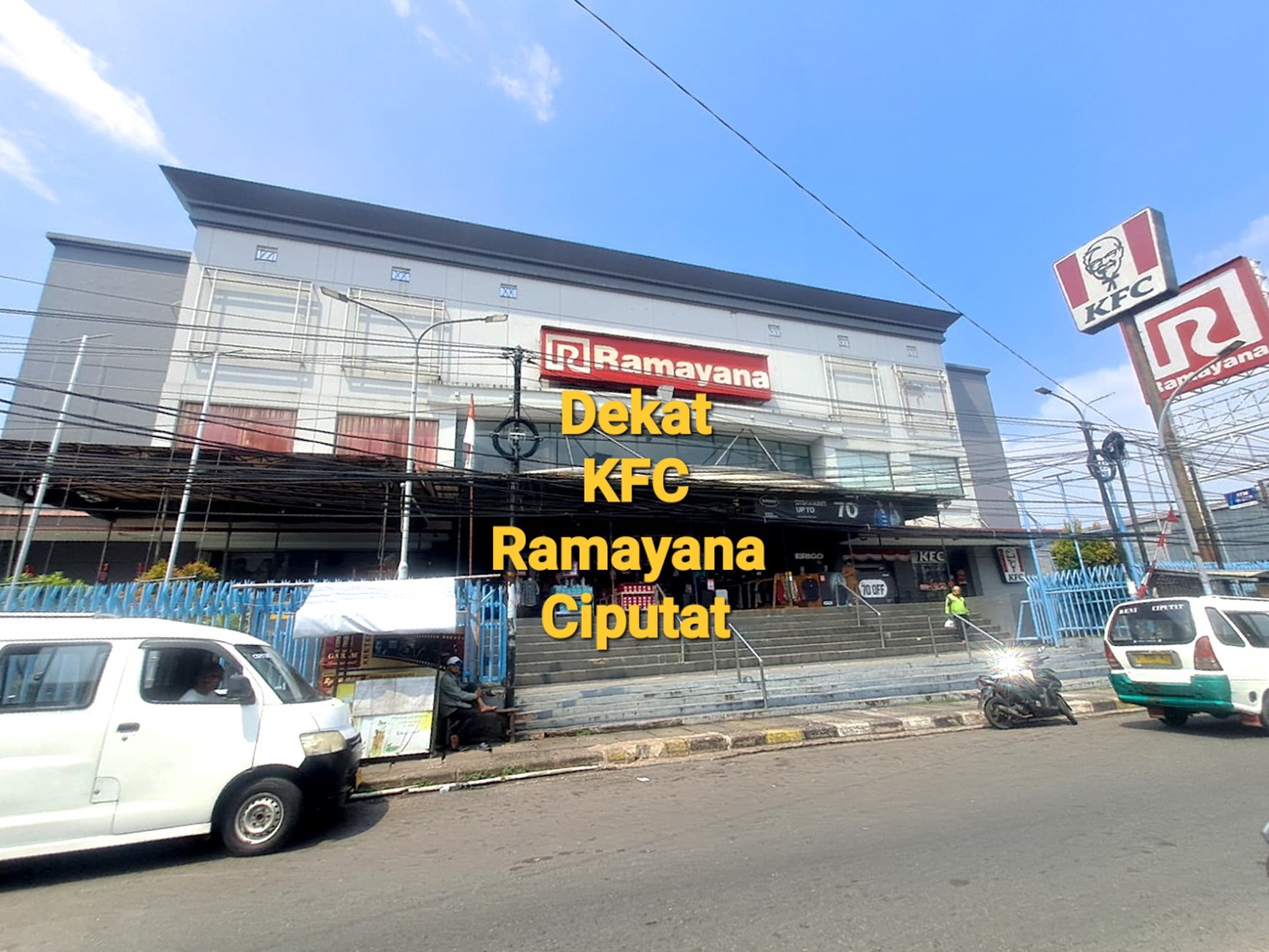RUKO STRATEGIS JL OTISTA CIPUTAT, DEKAT JALAN TOL, AREA BISNIS JALAN DEWI SARTIKA