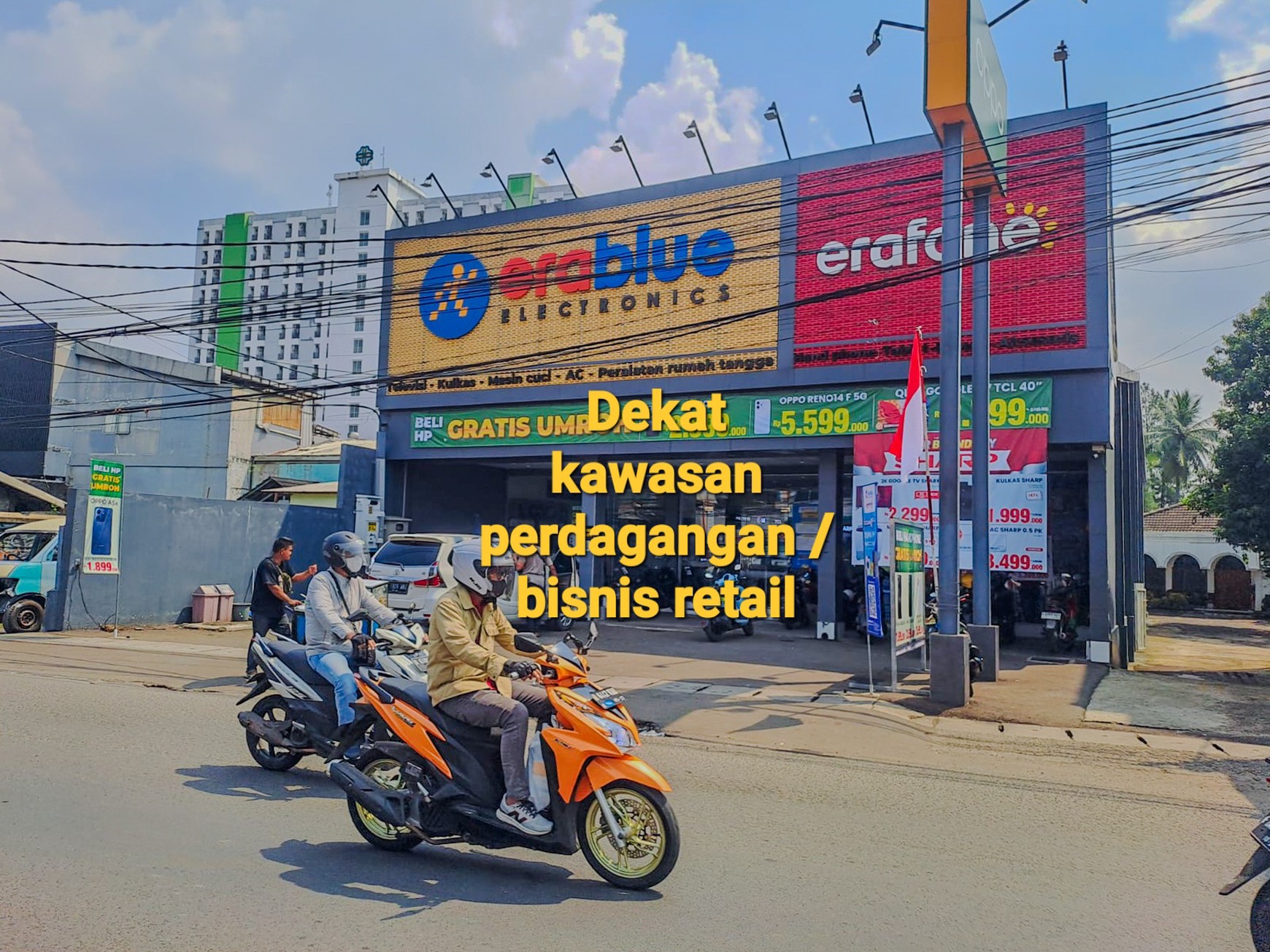 RUKO STRATEGIS JL OTISTA CIPUTAT, DEKAT JALAN TOL, AREA BISNIS JALAN DEWI SARTIKA
