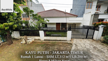 FOR SALE Rumah Asri 1 Lantai Kayu Putih Jakarta Timur