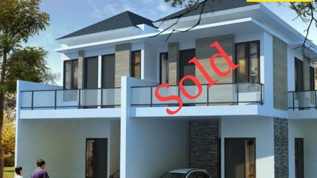 Dijual Rumah 2 lantai di Wiyung Brantas Permai Surabaya