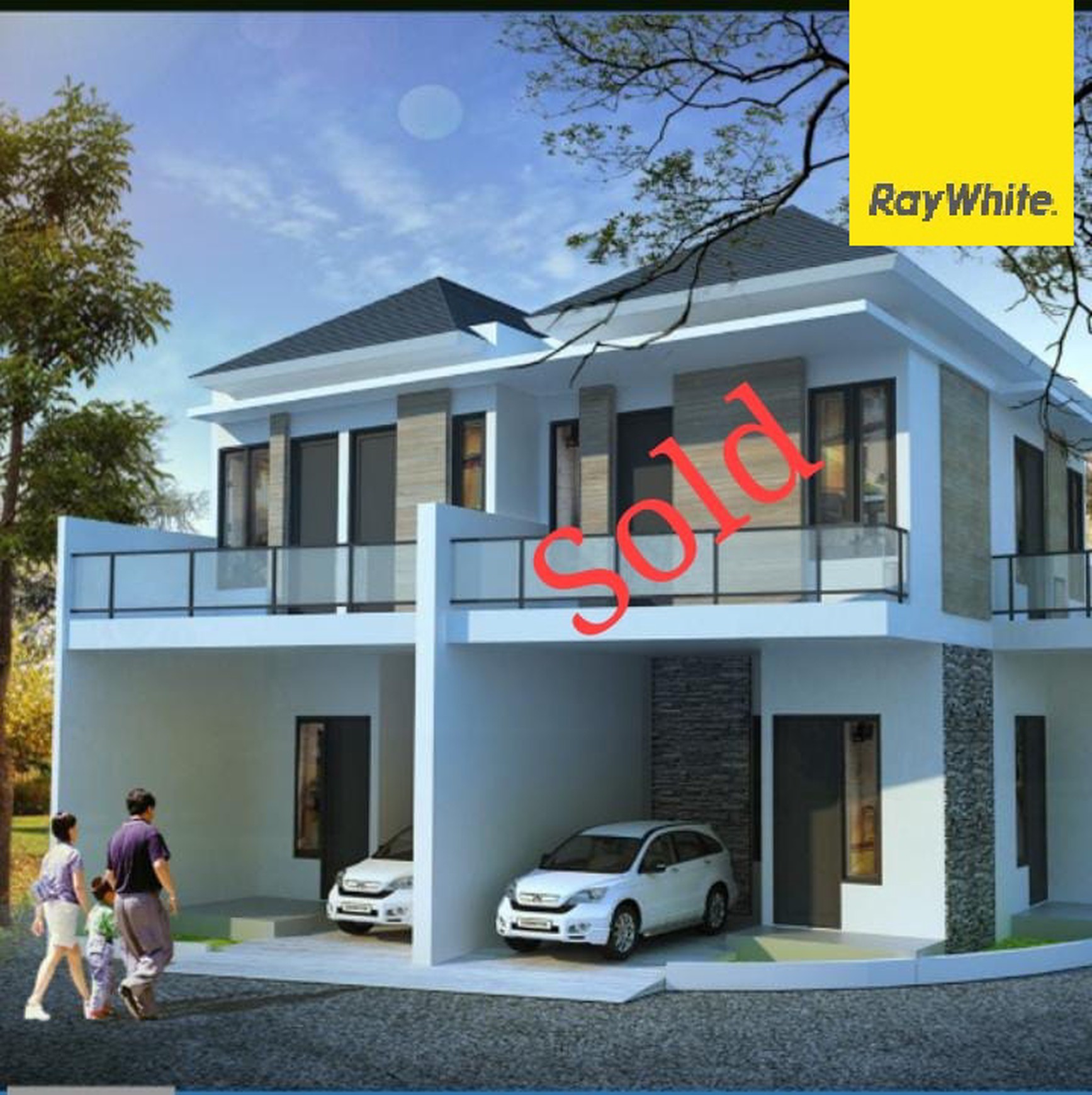 Dijual Rumah 2 lantai di Wiyung Brantas Permai Surabaya