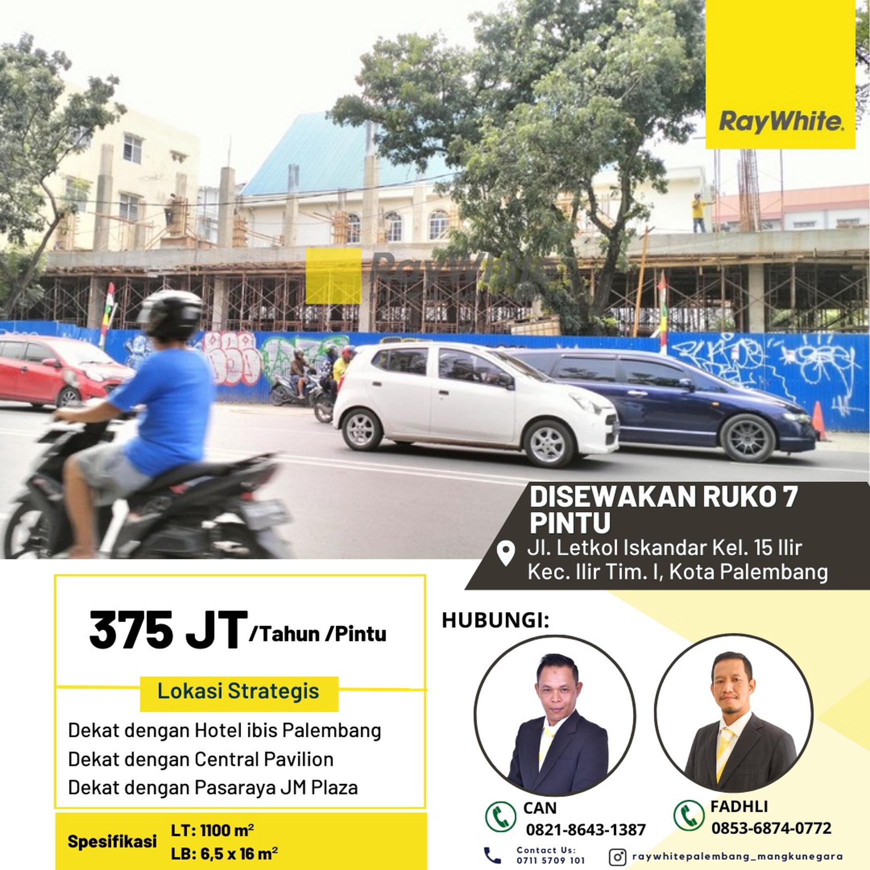 Ruko 7 Pintu di Jl Letkol Iskandar