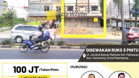Ruko 3 Pintu di Dekat Polda SumSel