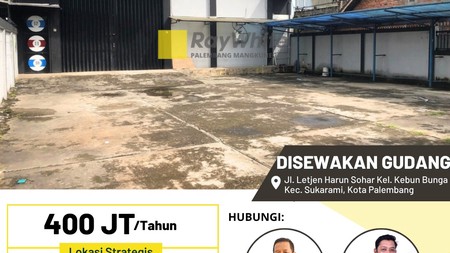 Gudang Dekat Asrama Haji Palembang.