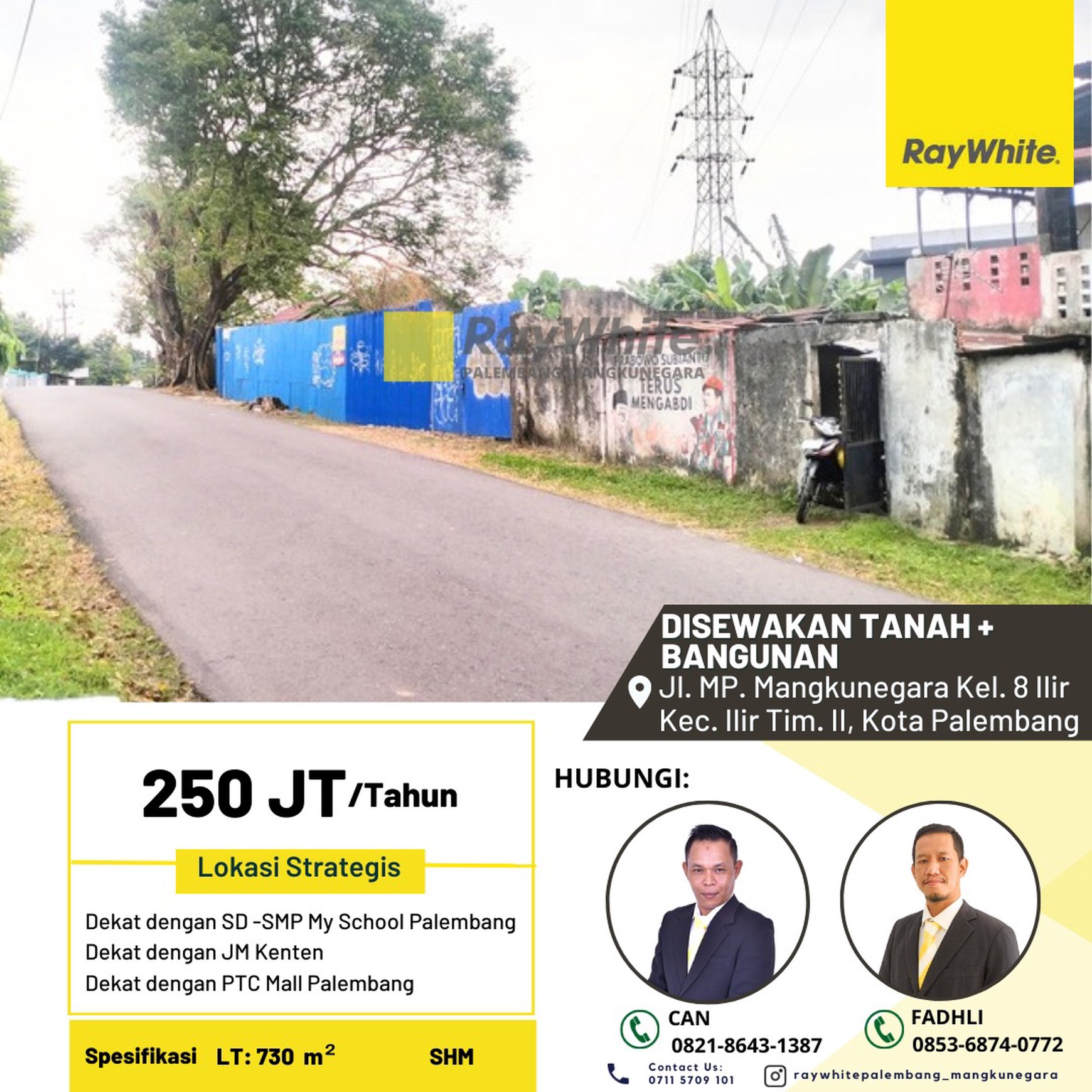 Tanah Sewa Dekat JM Kenten.