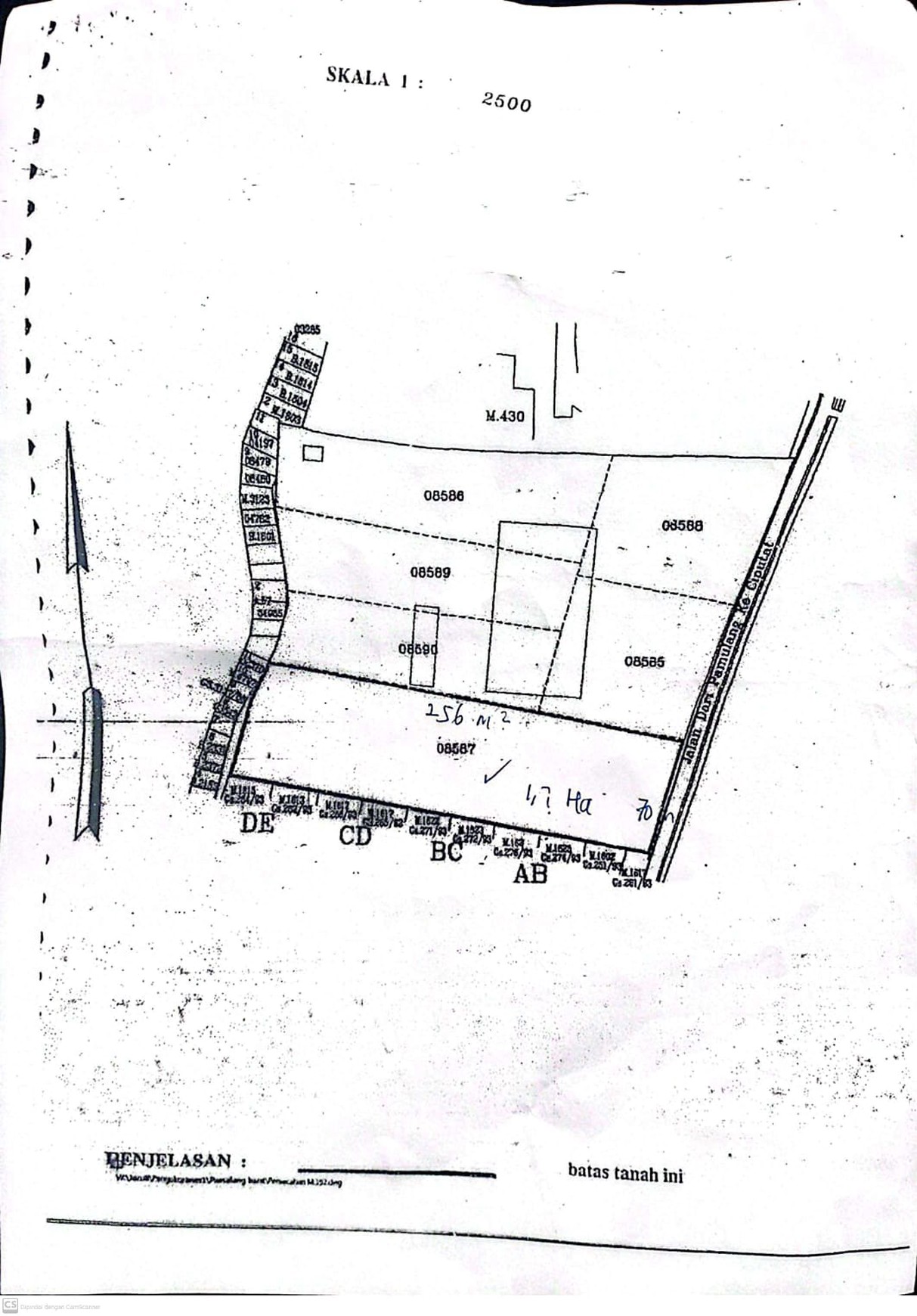 Kavling Zona komersial Lokasi strategis Jl. Padjadjaran Raya Pamulang
