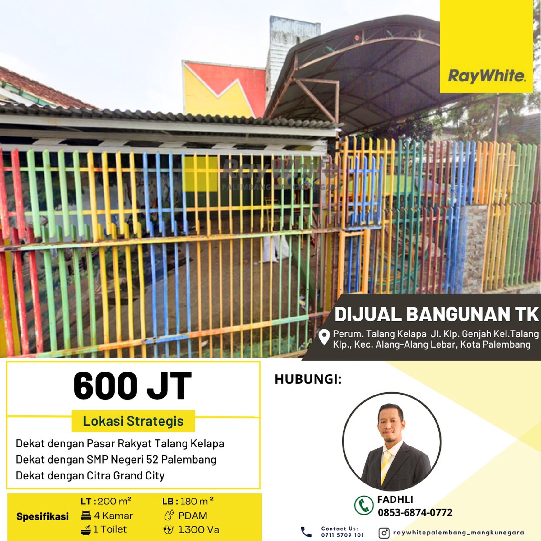 Bangunan TK dan Alat Bermain