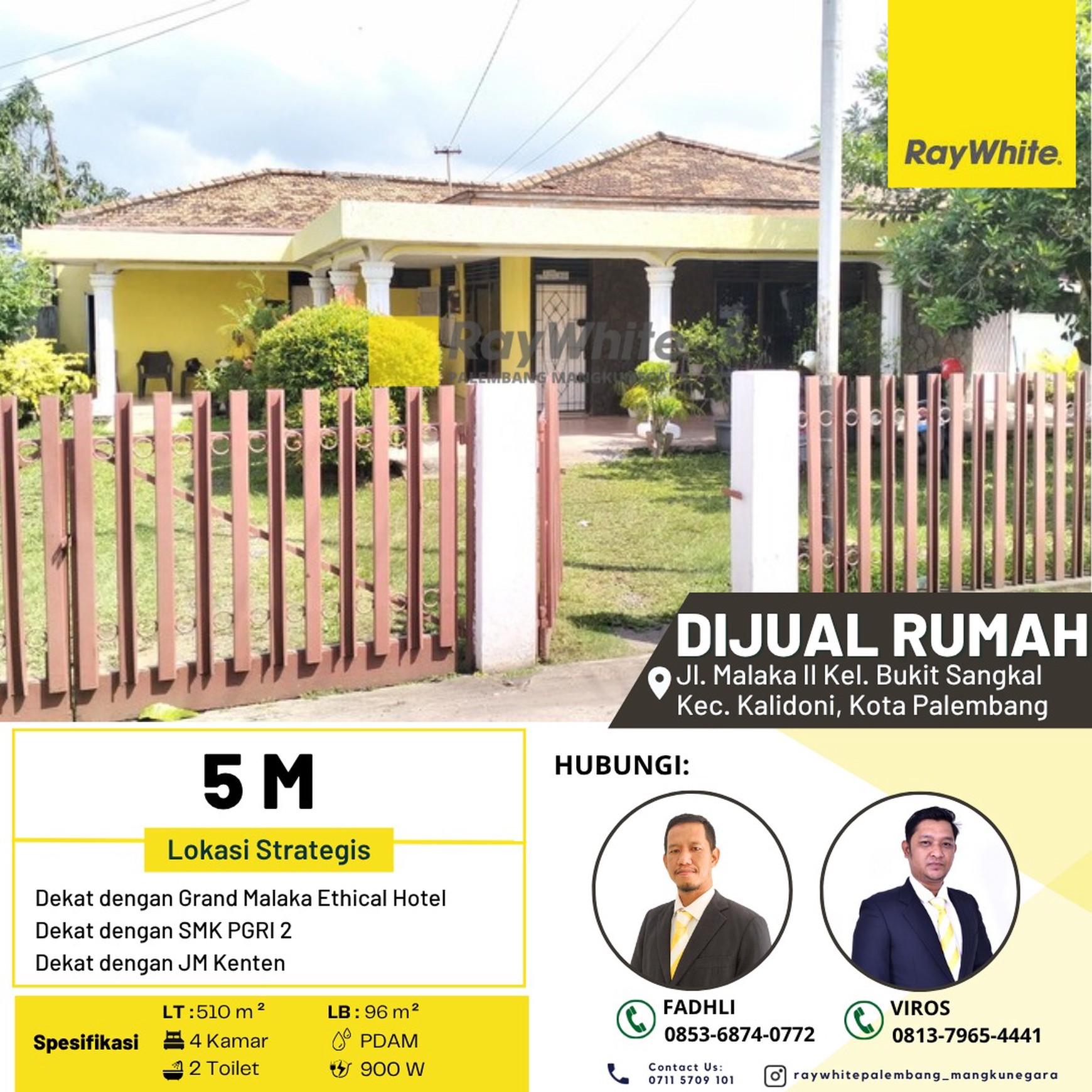 Rumah Halaman Luas dekat PTC Mall