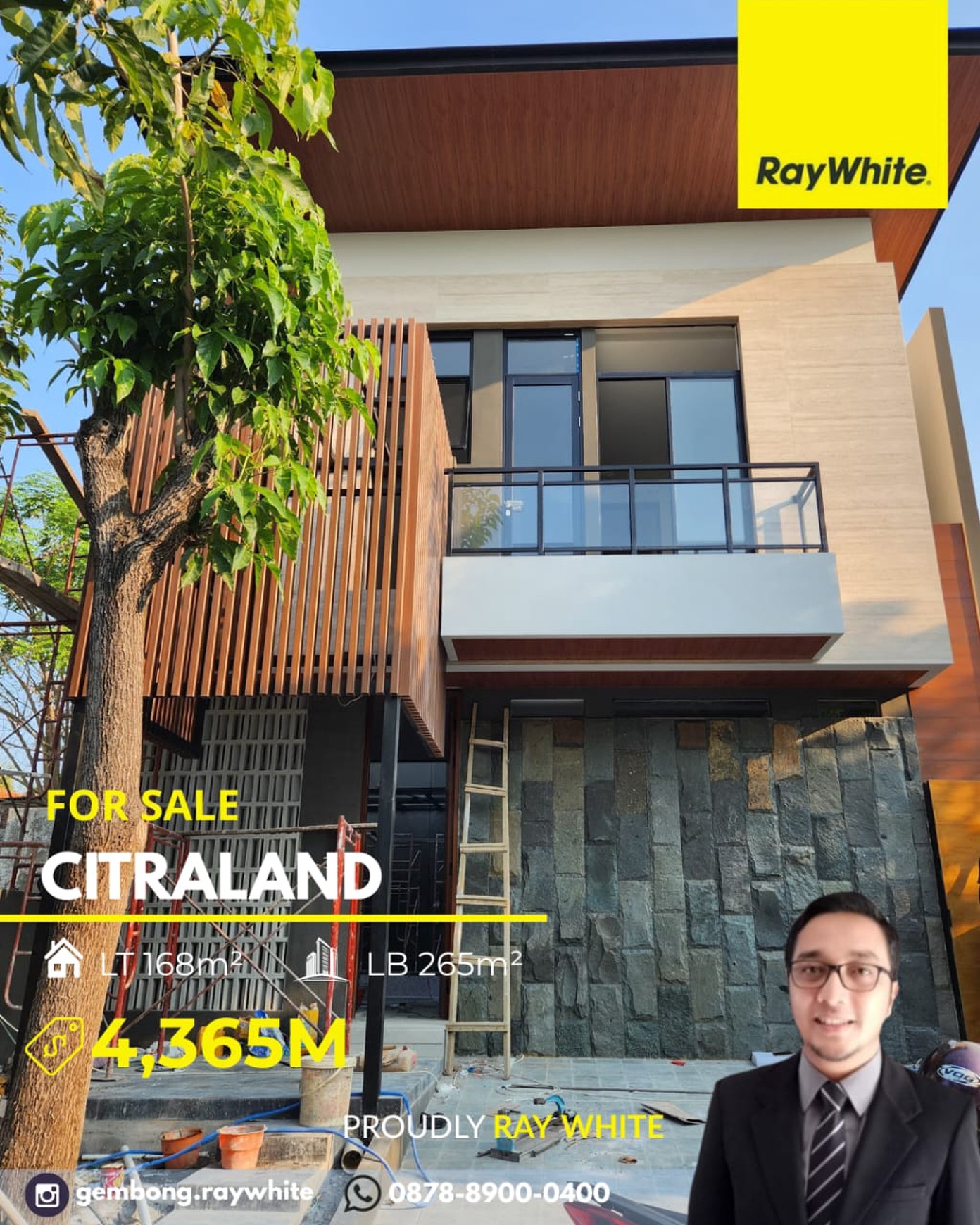 Rumah Baru Gress Private Pool Citraland Surabaya Barat 