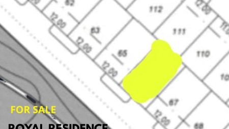 Murah kavling raya luar cluster Royal Residence Surabaya 