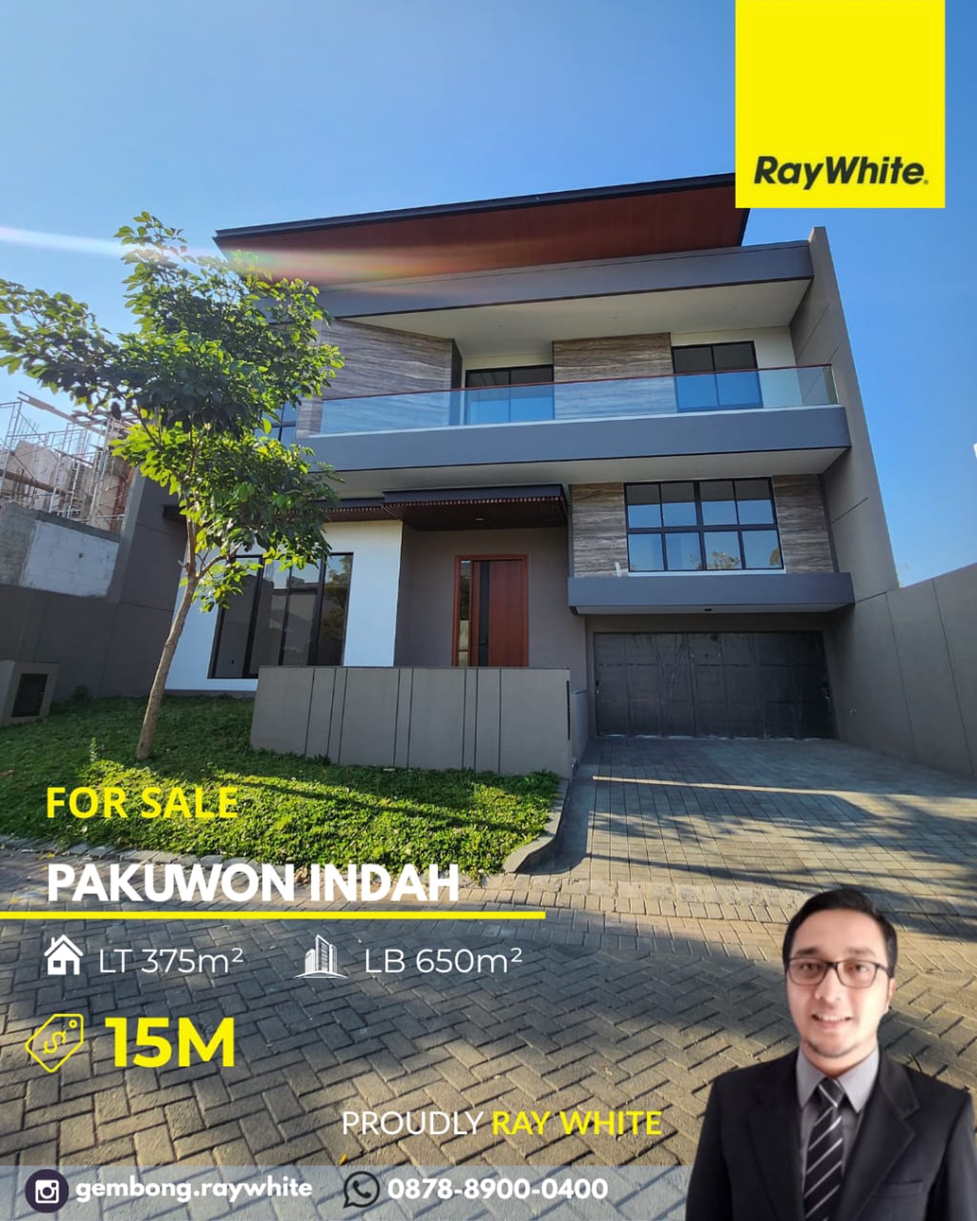 Rumah Baru Gress Pakuwon Indah Split Level Design