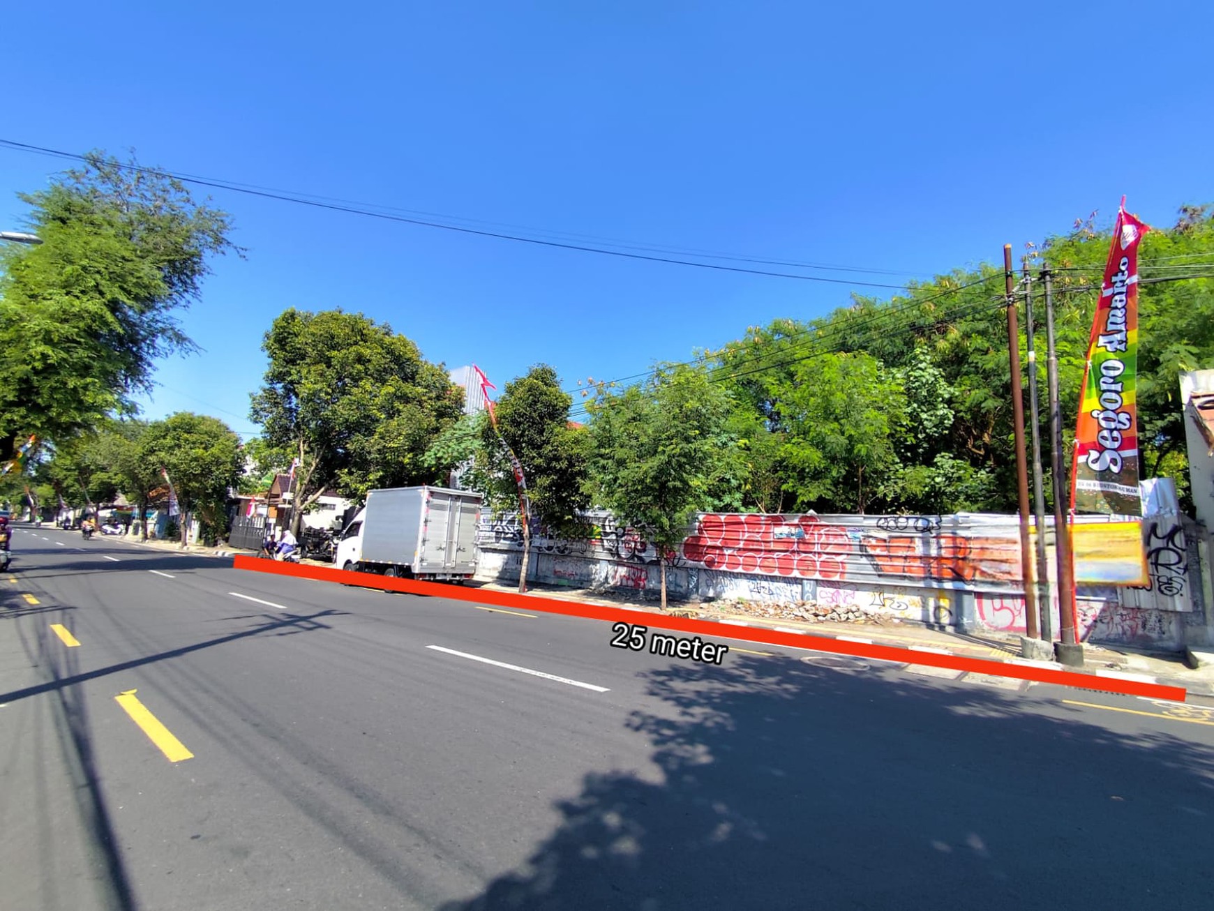 Tanah Pelarangan 1571 Meter Persegi, Lokasi Dekat Museum Perjuangan, Brontokusuman Yogyakarta